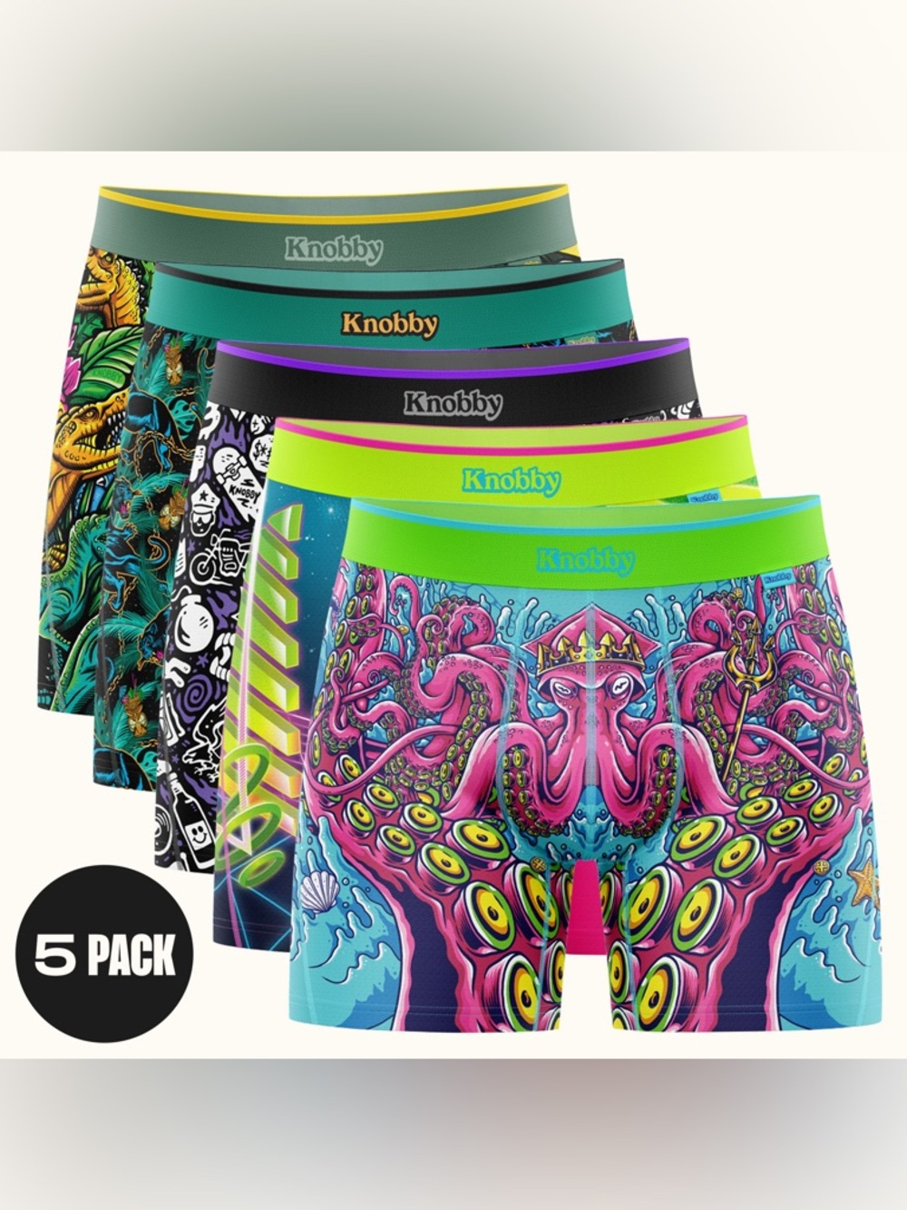 Knobby Greatest Hits 5 Pack- 3XL